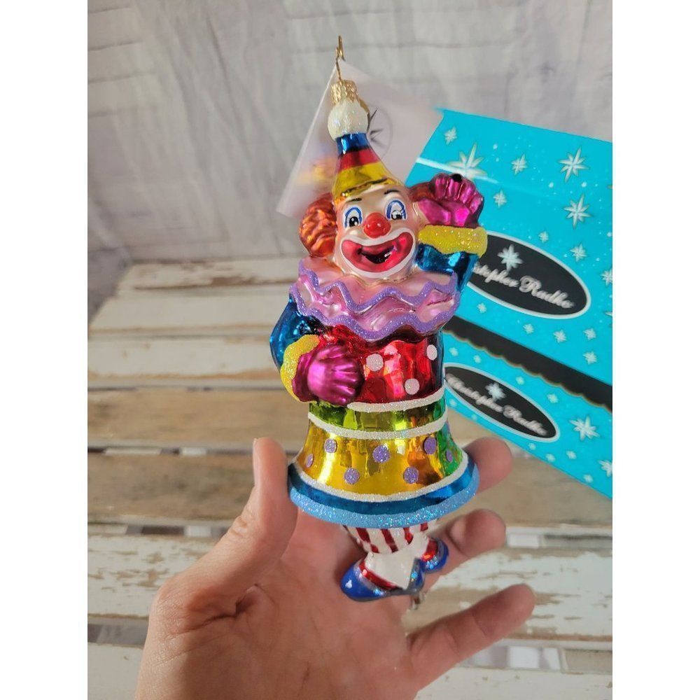 Radko‎ doofy dance clown ornament Xmas holiday tree